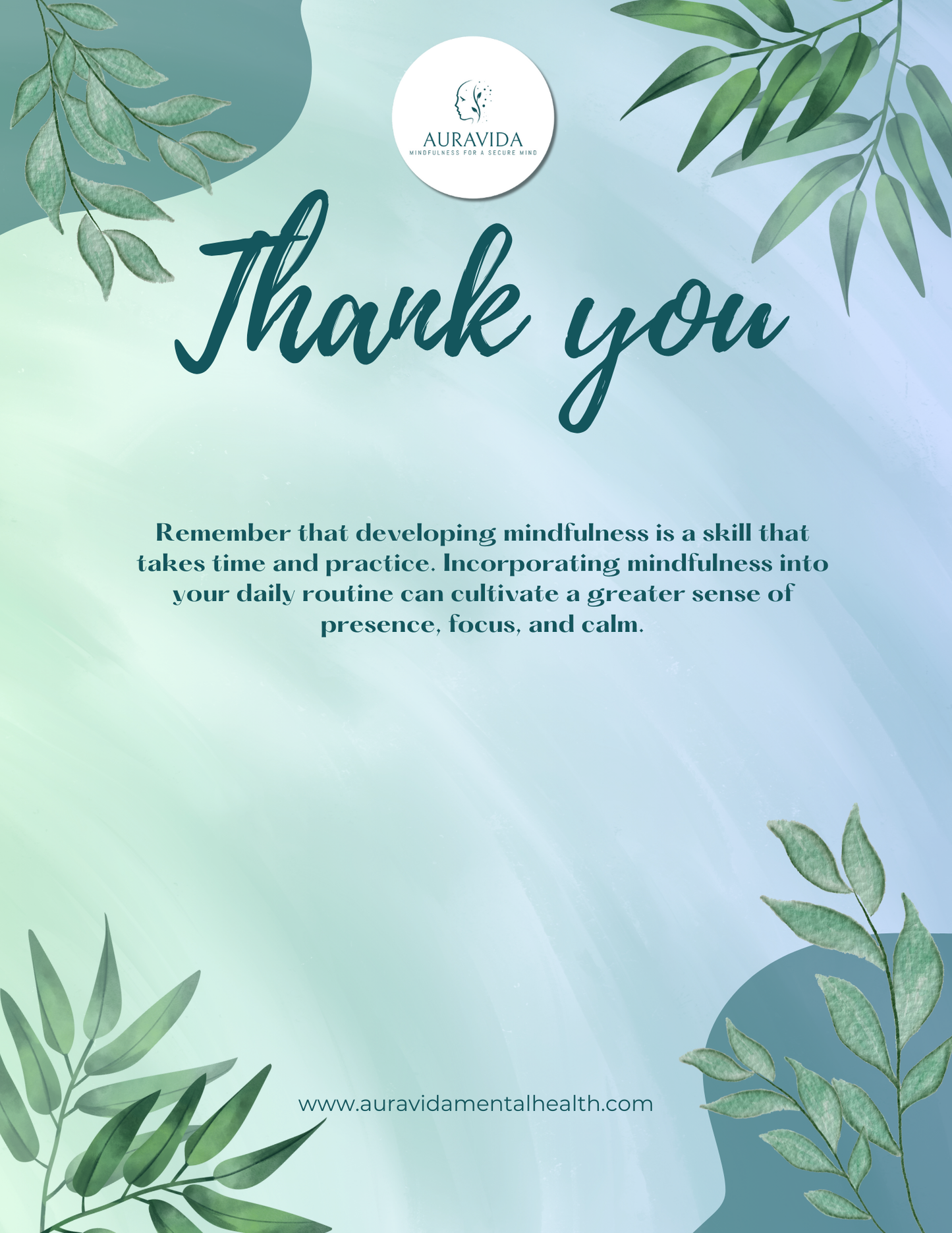 Mindfulness Worksheet Activity
