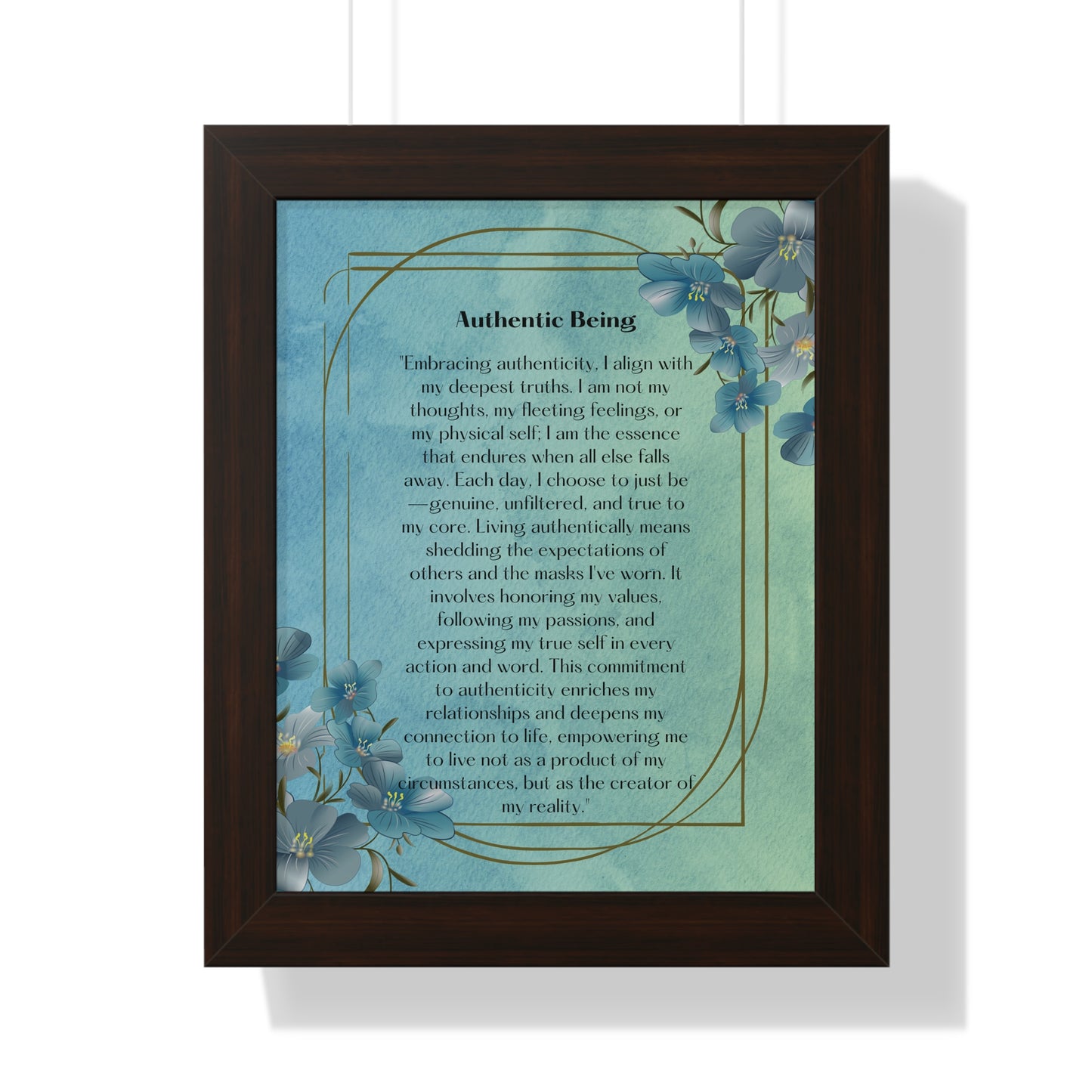 Framed Print – "Authentic Being"