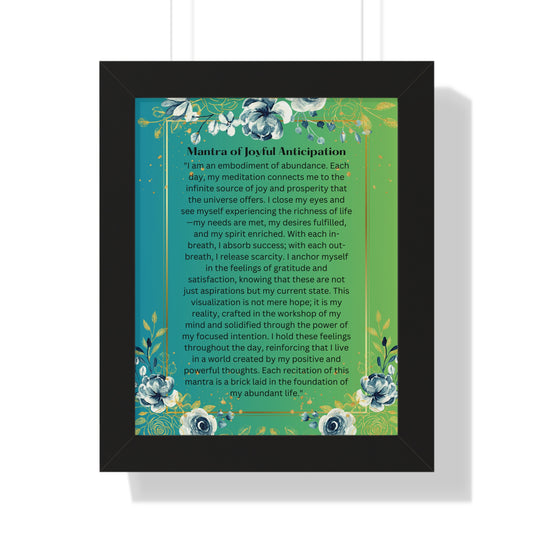 Framed Print – "Mantra of Joyful Anticipation"