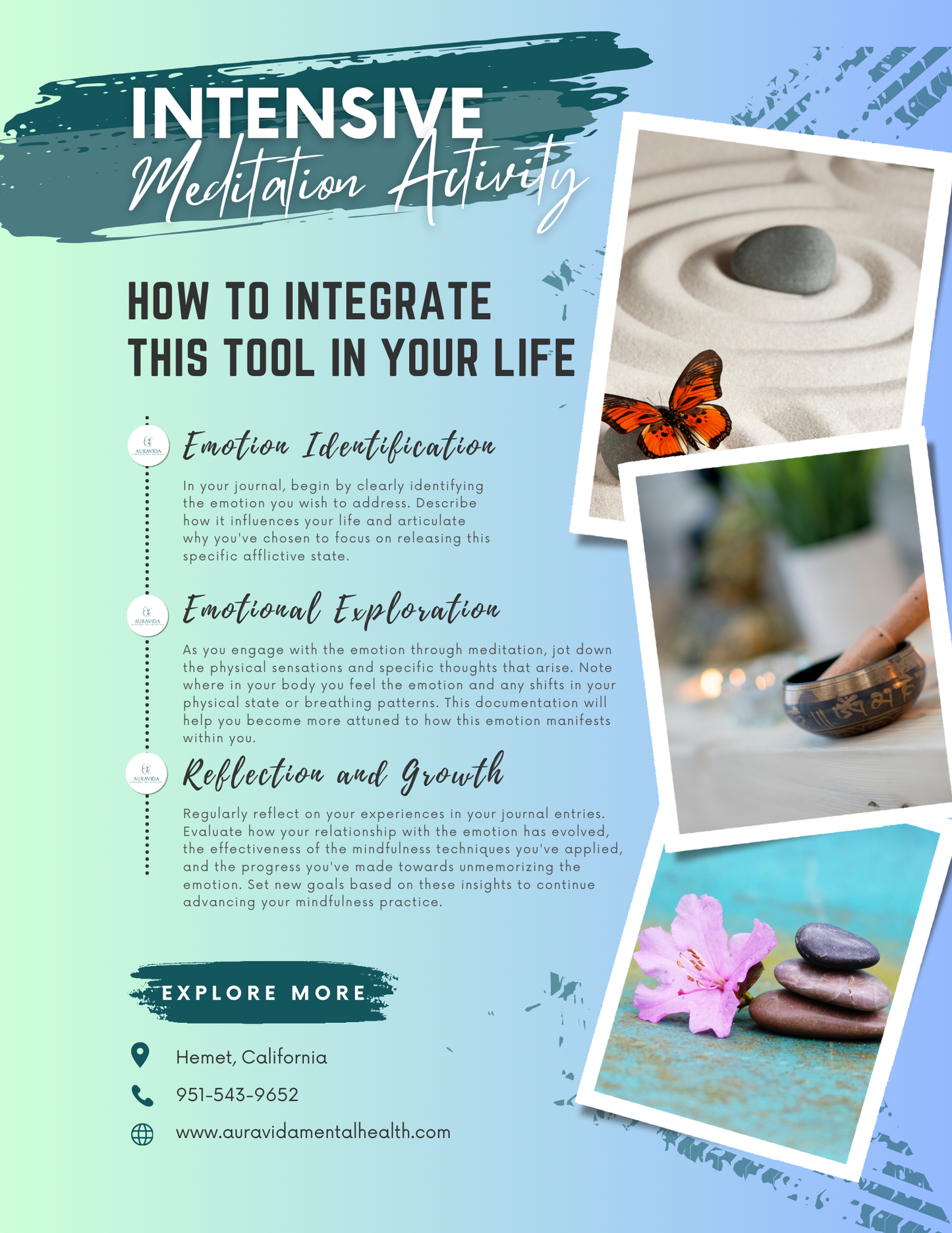 Intensive Meditation Activity