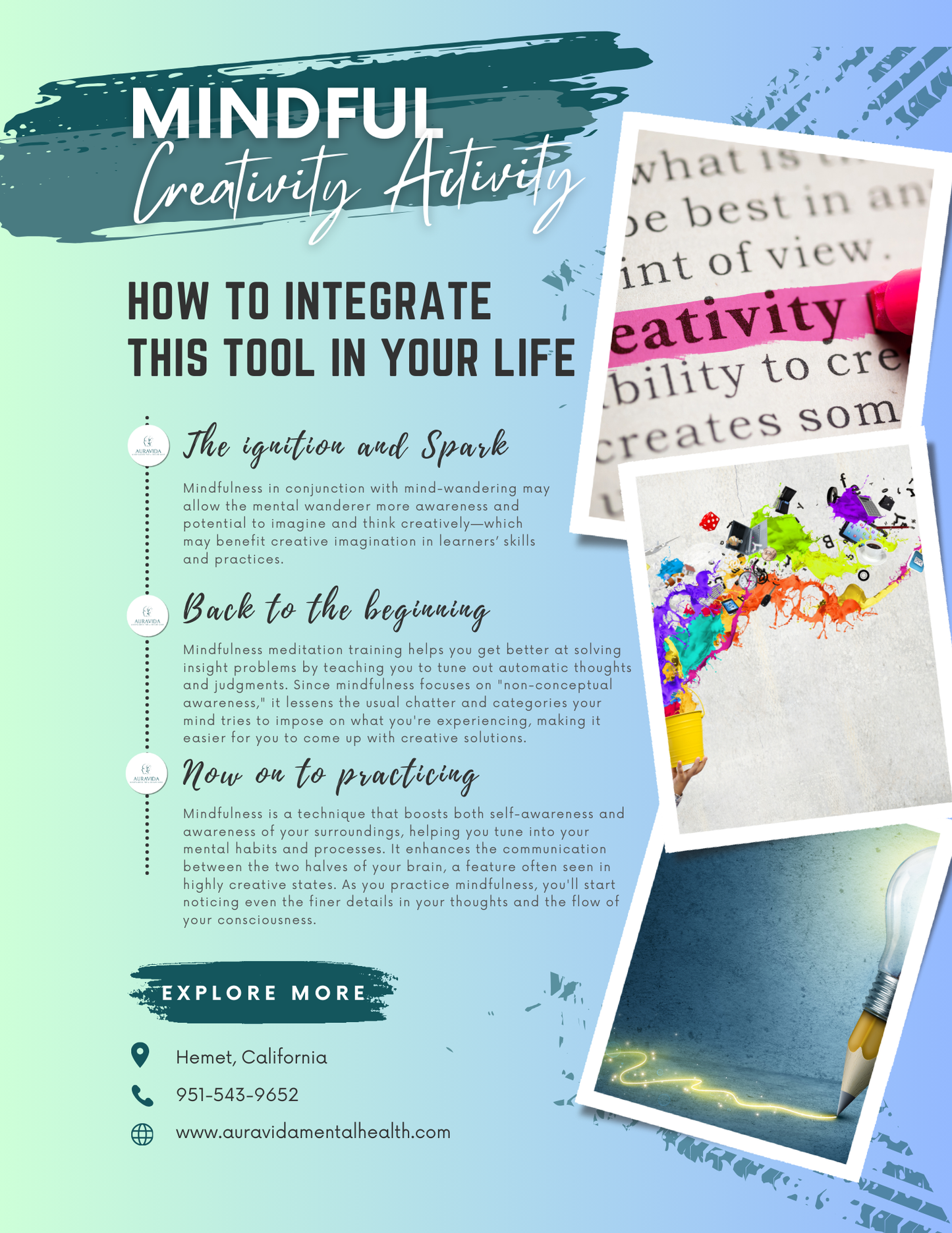 Mindfulness Creativity Activity